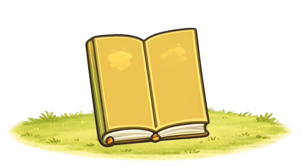 collectie boeken gras